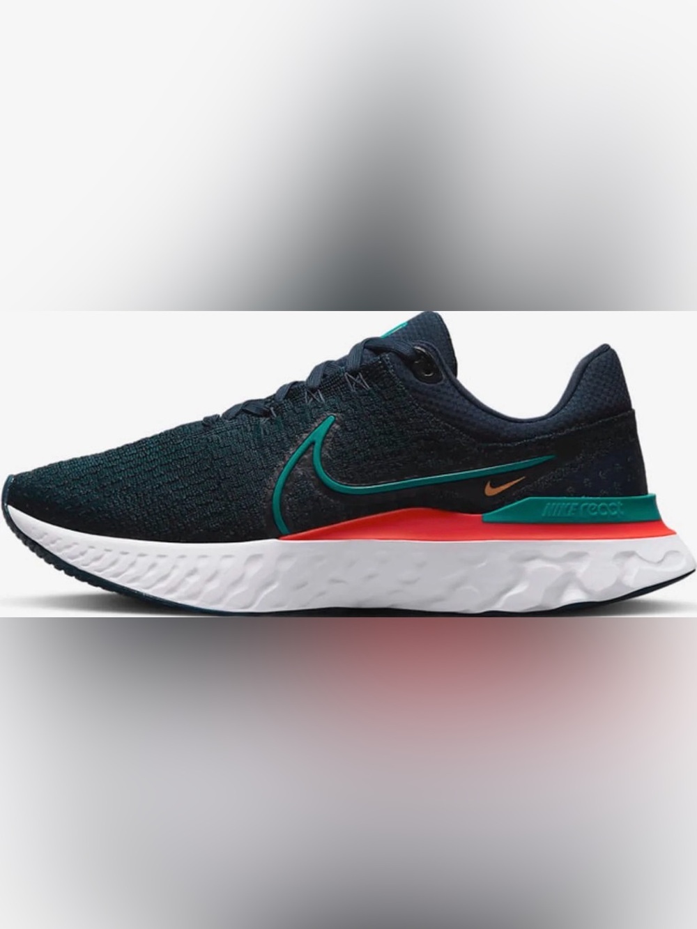 Nike Men's React Infinity Run Fk 3 Obsidian/Bright Spruce (DH5392-401) Size 8.5M